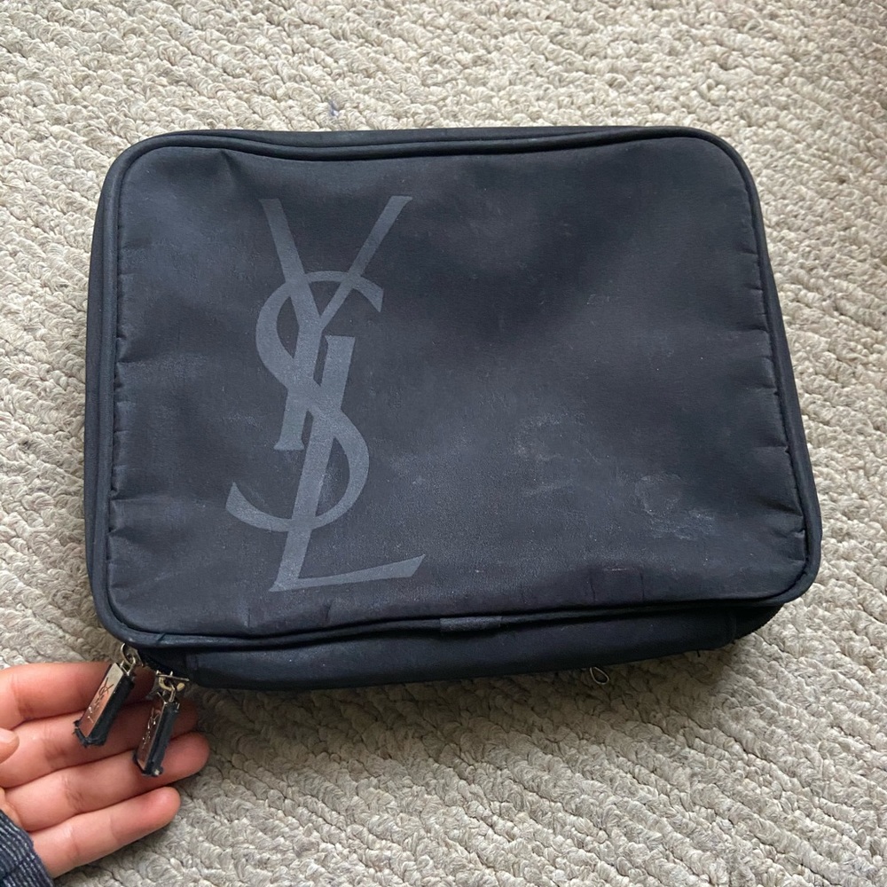 Yves Saint Laurent travel cosmetic bag